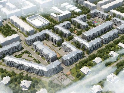 Один из секторов комплекса. ЖК «Театральный парк»|Новострой-М