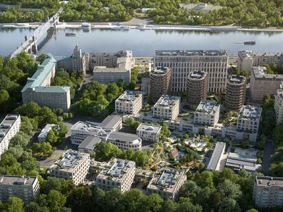 Генеральный план. Клубный квартал «Фрунзенская набережная»|Новострой-М