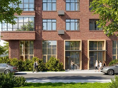 Первый этаж занимают коммерческие помещения. ЖК «Арт» (Наро-Фоминск)|Новострой-М