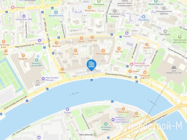 Архитектурный проект на Краснопресненской набережной