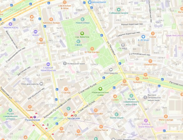 Архитектурный проект в Успенском пер., 12