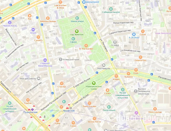 Архитектурный проект в Успенском пер., 12