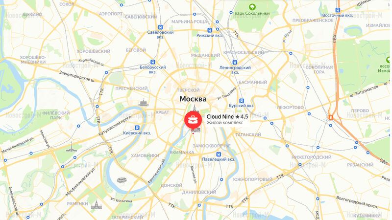 ЖК  Cloud Nine (Клауд Найн)