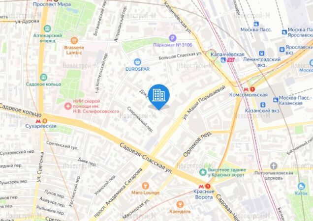 Архитектурный проект в пер. Докучаева, 10