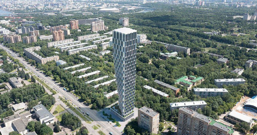 Архитектурный проект на ул. Мосфильмовской, 35
