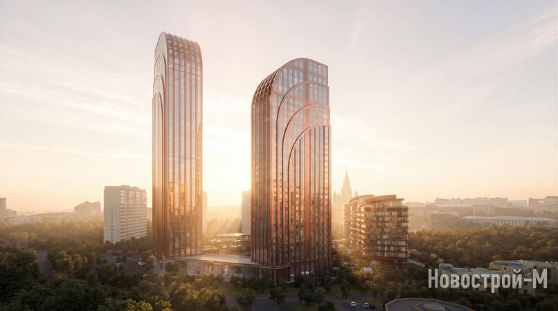Архитектурный проект на Мосфильмовской, 74-78