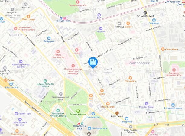 Архитектурный проект на ул. Мишина, 56