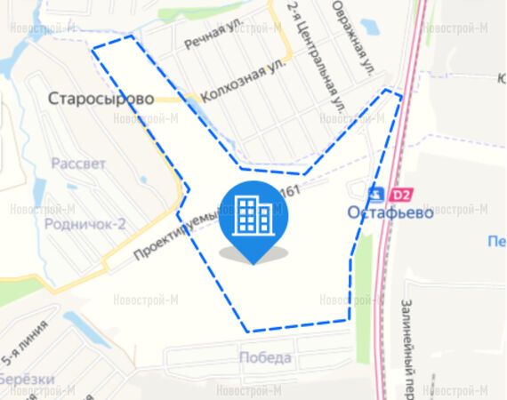 Архитектурный проект вблизи дер. Старосырово