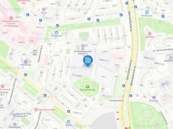 Архитектурный проект на Дмитровском ш., 93 к. 2