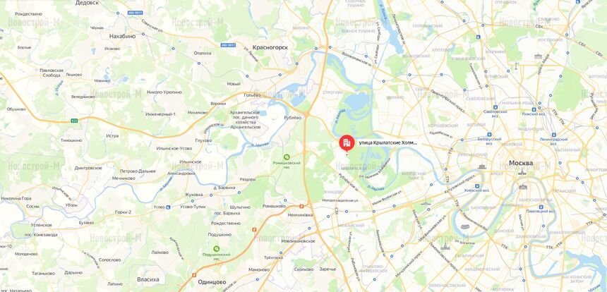 Архитектурный проект на ул. Крылатские холмы, 24к4