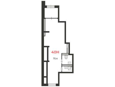 Планировки студии в Жилой дом «Люблинская ул., д. 113, к. 1»