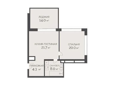 2-комнатная 76.50 кв.м, ЖК «Внуково Кантри Клаб», 32 431 000 руб.