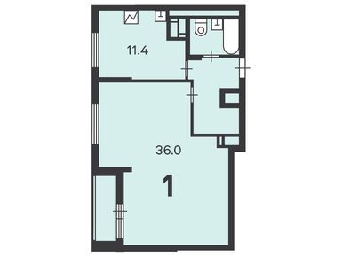 1-комнатная 58.30 кв.м, Жилой дом «Шелихова пр-д, д. 7; д. 9, к. 1», 24 440 009 руб.