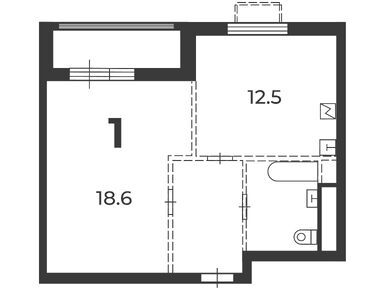 1-комнатная 41.70 кв.м, Жилой дом «Никитинская ул., д. 21, к. 3», 17 727 921 руб.