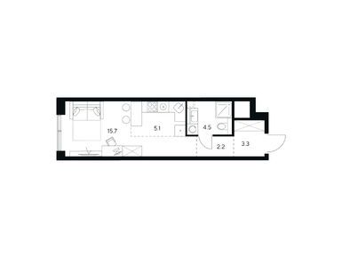 Студия 30.80 кв.м, ЖК NEXUS by Akvilon (Нексус от Аквилон), 21 958 121 руб.