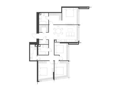 Планировки четырехкомнатные в ЖК «Дом Дау»