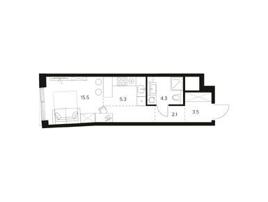 Студия 30.70 кв.м, ЖК NEXUS by Akvilon (Нексус от Аквилон), 22 300 971 руб.