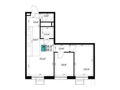 Планировки трехкомнатные в ЖК «Одинцово сити»