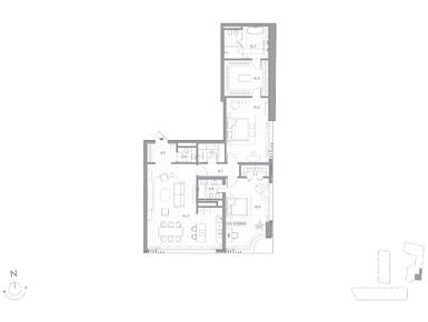 2-комнатная 168.40 кв.м, Клубный дом Phantom (Фантом), 266 072 000 руб.