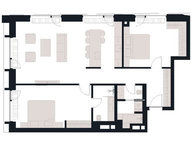 Планировки трехкомнатные в ЖК Victory Park Residences (Виктори Парк Резиденсез)