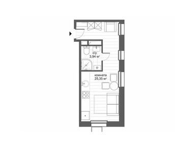 Студия 29.10 кв.м, МФК «Ситимикс Новокосино», 8 925 500 руб.