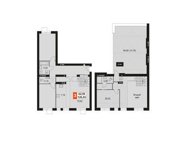 3-комнатная 126.65 кв.м, ЖК «Мартемьяново Клаб», 20 282 377 руб.