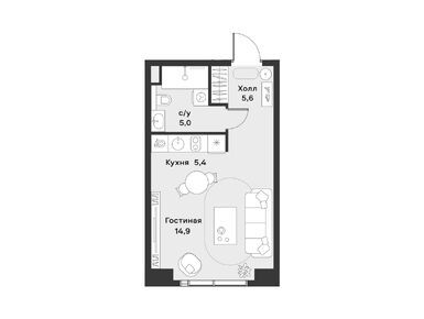 Студия 30.40 кв.м, Жилой район «АЛИА», 20 282 880 руб.