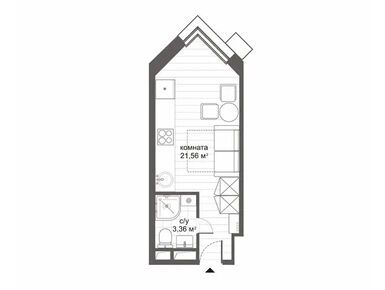 Студия 24.92 кв.м, «CitiMix Новокосино» (СитиМикс Новокосино), 6 728 400 руб.