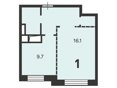 Планировки однокомнатные в Жилой дом «Северная ул., д. 21, к. 1, 2, 3, 4»