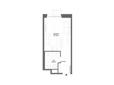 Студия 21.75 кв.м, CitiMix (СитиМикс), 8 532 500 руб.