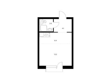 Планировки студии в Новое Очаково