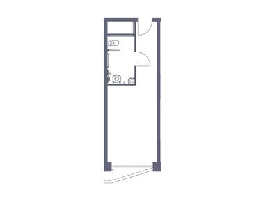 Студия 22.97 кв.м, «Аметист», 5 400 000 руб.