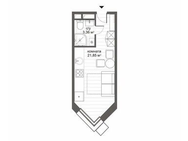 Студия 25.21 кв.м, «CitiMix Новокосино» (СитиМикс Новокосино), 6 731 070 руб.