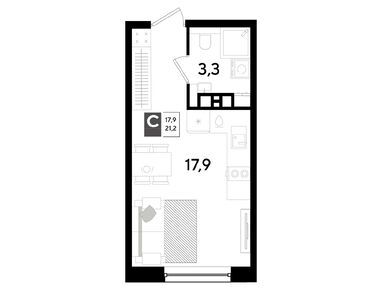 Студия 21.20 кв.м, ЖК DOGMA PARK (Догма Парк), 4 746 680 руб.