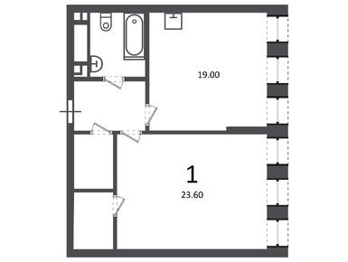 1-комнатная 59.00 кв.м, Жилой дом «Светланова ул., д. 11, к. 2», 27 286 750 руб.
