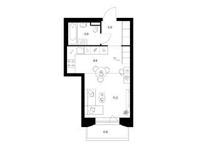 Студия 29.60 кв.м, Саларьево парк, 11 801 520 руб.