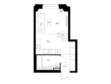 Студия 28.80 кв.м, Саларьево парк, 11 724 480 руб.