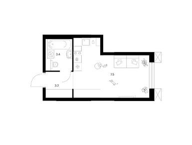 Студия 24.10 кв.м, Плеханова 11 , 16 744 680 руб.