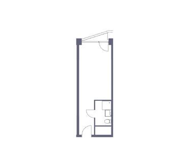 Студия 22.58 кв.м, «Аметист», 5 542 758 руб.