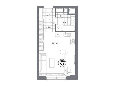 Планировки студии-апартаменты в Match Point (Матч Поинт)