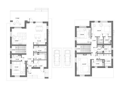 Планировки четырехкомнатные в Коттеджный поселок «Маслово Forest Club»