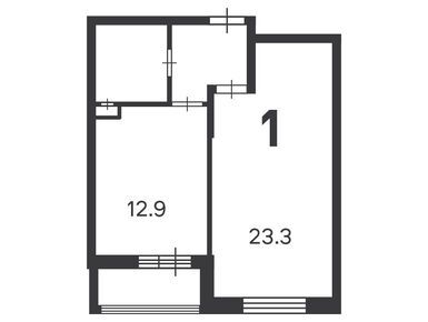 1-комнатная 45.00 кв.м, Жилой дом «Фестивальная ул., д. 15, к. 2», 16 236 000 руб.