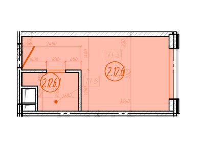 Планировки 1-к. апартаменты в Sunterra (Сантерра)