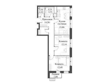 Планировки трехкомнатные в ЖК «Аквилон Митино»