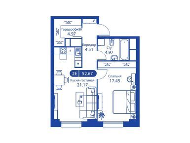 Планировки двухкомнатные в ЖК iLove (айЛав)