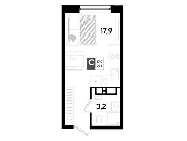 Студия 21.10 кв.м, ЖК DOGMA PARK (Догма Парк), 4 745 390 руб.