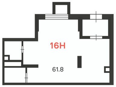 Студия 61.80 кв.м, Жилой дом «6-я Радиальная ул., д. 7/1, к. 1», 13 265 000 руб.