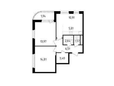 Планировки трехкомнатные в ЖК «Крекшино Парк»