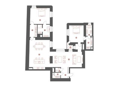 2-комнатные 192.00 кв.м, «Большая Дмитровка IX», 657 495 000 руб.