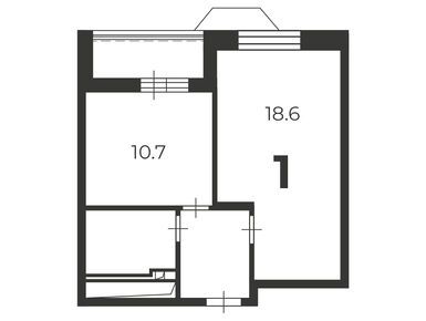 Планировки однокомнатные в Жилой дом «Чоботовская ул., д. 2А»